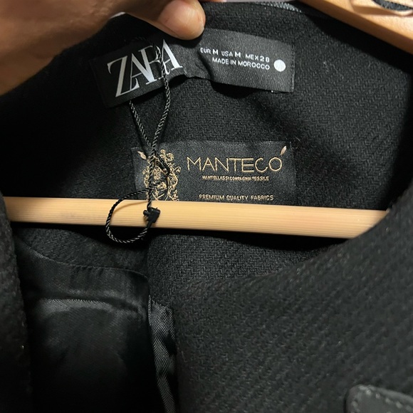 Zara x Italian MANTECO Wool Cape Coat - Picture 2 of 16